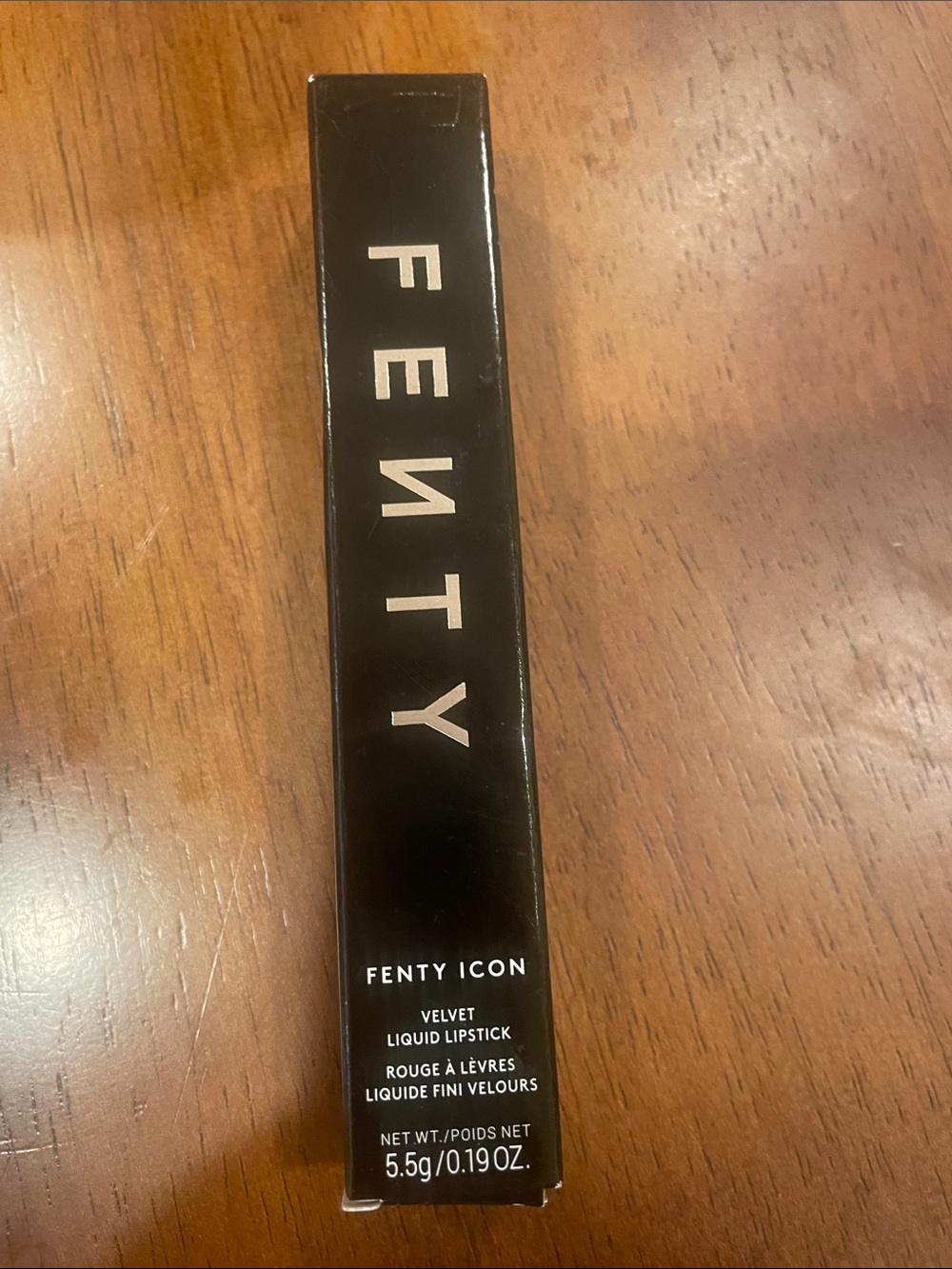 Fenty Beauty Icon Velvet Liquid Lipstick - Black Packaging